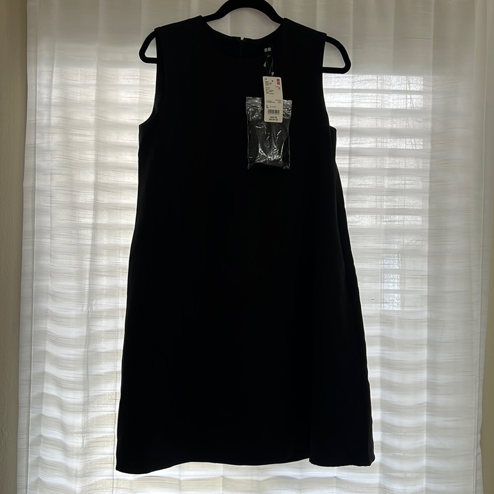 UNIQLO Women Drape A Line Sleeveless Dress